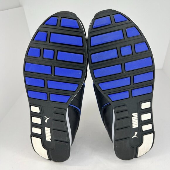Puma Mens 368025-01 Black Blue RS-100 Sound Low Top Mesh Size 10.5 Sneakers - Picture 7 of 8